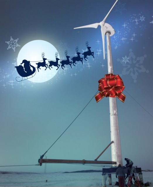Eocycle brings wind power to North Pole