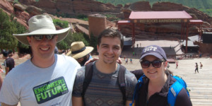 FEEDER faculty & students at Red Rocks Amphitheatre