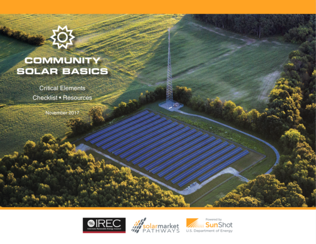 Community Solar Basics