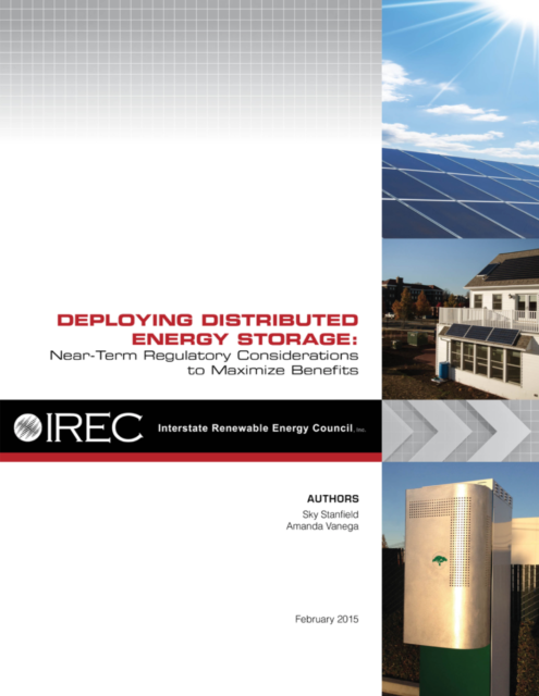 Deploying Distributed Energy Storage