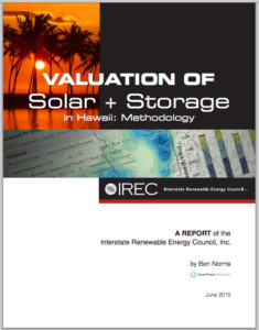Solar + Storage Valuation Report