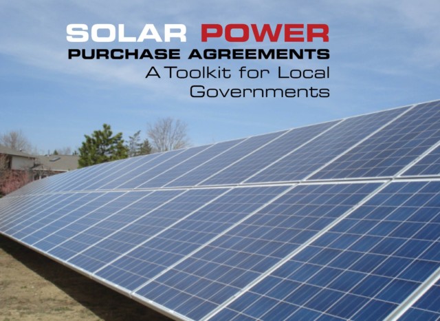New Toolkit to Help Local Governments with Solar Financing